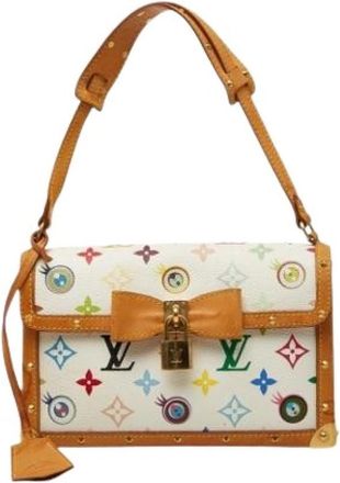 Louis Vuitton Pre-owned Pochette Schoudertas - Dames - Vintage Schoudertas - Veelkleurig - ONE Size - Leer - Vintage