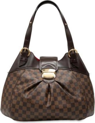 Louis Vuitton Pre-owned Sistina GM Schoudertas - Dames - Vintage Schoudertas - Bruin - ONE Size - Leer - Vintage
