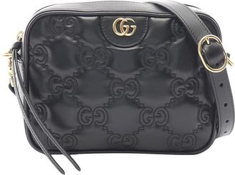 Gucci Pre-owned Gucci Small GG Matelasse Calfskin Crossbody Ladies IQMTUQ9QMR9KFNCE