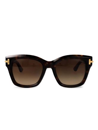 Tom Ford Eyewear Occhiali da sole squadrati - Marrone