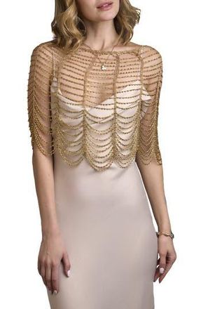 Saachi Beaded Capelet in Gold at Nordstrom Rack
