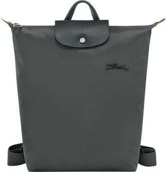 Longchamp Medium Le Pliage Backpack in Graphite at Nordstrom