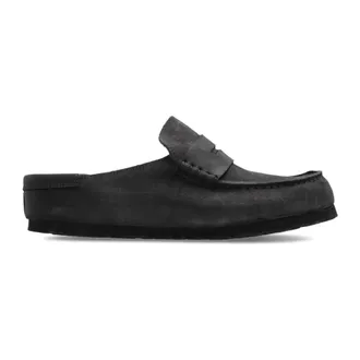 Birkenstock Heren, Schoenen, Grijs, Maat: 39 EU Leer