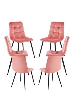Regalos Miguel Regalos Miguel - Packs Sillas Comedor - Pack 6 Sillas Stuhl Terciopelo - Rosa