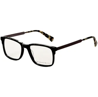 John Varvatos Mens 53 mm Black Opticals