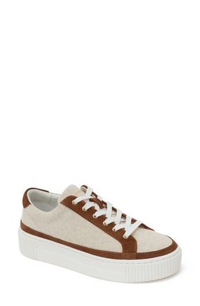 Reiss Leanne Platform Sneaker in Natural/Tan at Nordstrom, Size 10.5Us