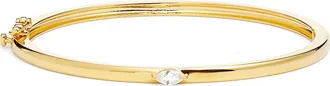 Nordstrom Demi Fine Cubic Zirconia Accent Bracelet in 14K Gold Plated at Nordstrom