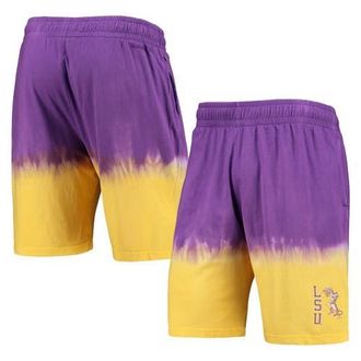 Mitchell & Ness Mens Mitchell & Ness Purple/Gold LSU Tigers Tie-Dye Shorts at Nordstrom, Size Medium