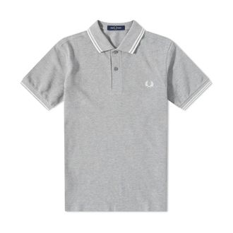 Fred Perry M3600 Polo - Heren - Tops - Grijs - Maat: 2XL Katoen