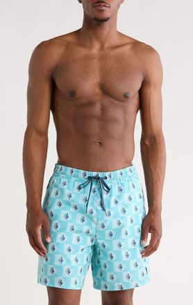 Quiksilver Mix Volley 17 Swim Trunks in Crystal Seas at Nordstrom, Size Xx-Large