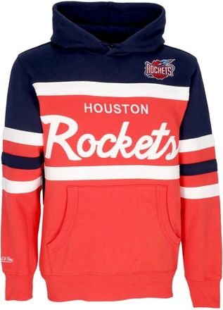 Mitchell & Ness Houston Rockets NBA Hoodie - Heren - Hoodies - Oranje - S - Katoen - Hoodies & sweatvesten