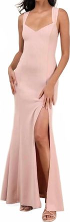 Lulus Taline Strappy Mermaid Maxi Dress In Blush Pink