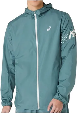 Asics Icon Jacket Laufjacke f&uuml;r Herren | t&uuml;rkis