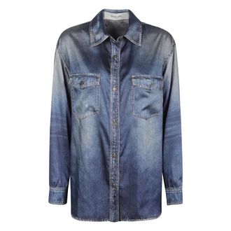 Golden Goose Denim Shirts, female, Blue, Size: XS Patty Shirt