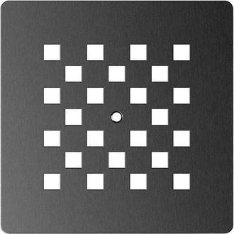 Marcel Breuer Afvoerrooster tbv douchebak gunmetal geborsteld