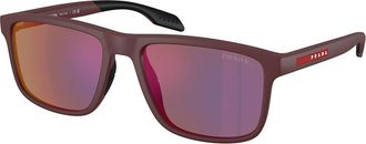 Prada PS C01S 29U21E Mens Sunglasses Brown Size 55