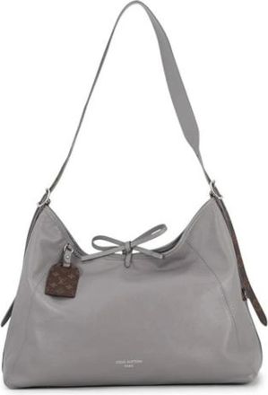 Louis Vuitton Pre-owned Shoulder Bag - Dames - Vintage Schoudertas - Grijs - ONE Size - Leer - Vintage