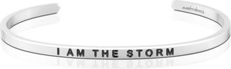 Mantra I Am The Storm bracelet in Outside - Silver at Nordstrom