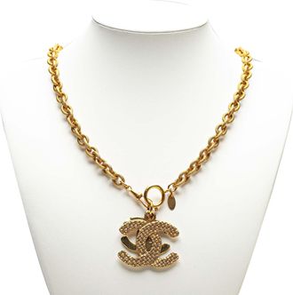 Chanel Cc Logo Ketting met Hangertje
