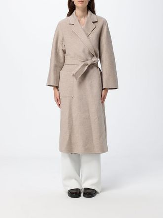 Max Mara Cappotto lungo a vestaglia Ludmilla in cashmere con cintura