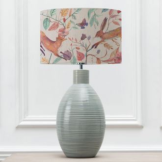Voyage Maison Epona Table Lamp With Leaping Into The Fauna Eva Lampshade in Blue