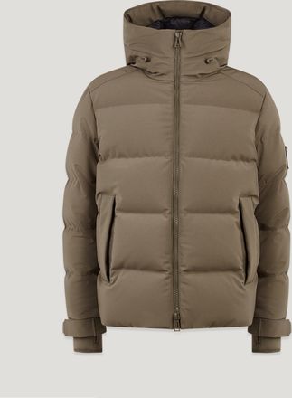 Belstaff Pulse Jacket Mens 3-layer Stretch Down Major Brown Size UK 40