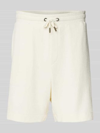 Joop JOOP! Jeans Regular Fit Shorts mit Strukturmuster Modell Ediiz in Offwhite, Gr&ouml;&szlig;e S