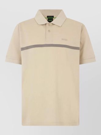 HUGO BOSS short sleeve polo shirt logo detail