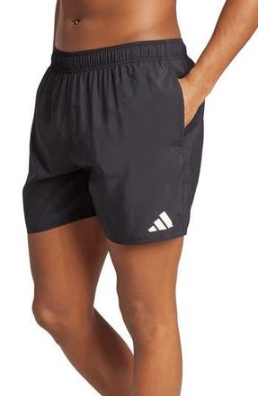 adidas Essentials Swim Trunks in Black/White at Nordstrom Rack, Size Xxx-Large