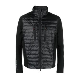 Moncler Winter Jackets, male, Black, S, Black Padded Jacket Stand-up Collar