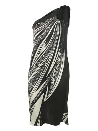 Just Cavalli Asymmetrische jurk - Zwart