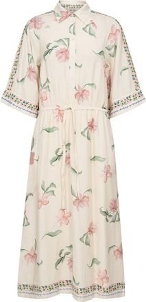Mos Mosh Shirt Dress - Dames - Shirt Kleedjes - Beige - XS - Kleedjes