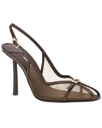 Le Silla Vittoria Leather Slingback Pump