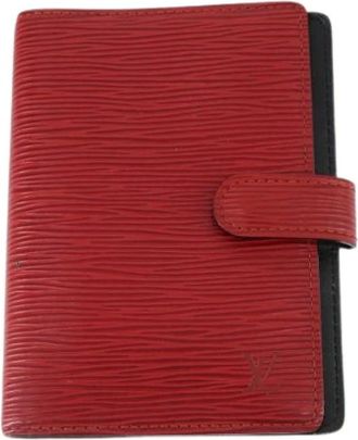 Louis Vuitton Pre-owned Day Planner Cover - Dames - Vintage Accessoires - Rood - ONE Size - Vintage
