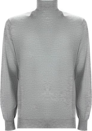 KANGRA Truien - Heren - Coltruien - Grijs - 3XL - Wol - Truien & Vesten