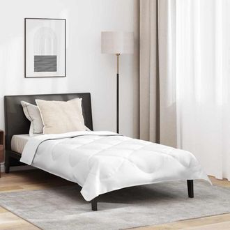 vidaXL Piumone Con Cuscino Bianco 155 X 220 Cm Microfibra - Vidaxl