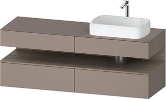Duravit Qatego Consola Mueble Bajo Lavabo, 2 Extensiones, 2 - Duravit