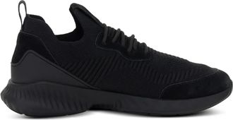 Boggi Milano Willow lace-up sneakers - men - Recycled Polyester/Wool/Nylon/Acrylic/Fabric/Rubber/Calf Suede - 12 - Black
