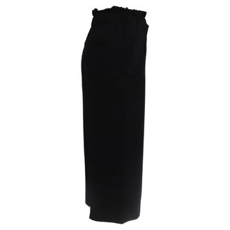 Vince Elastic Waistband Culottes in Black Triacetate