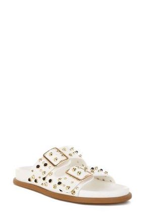 London Rag Lumina Studded Slide Sandal in White at Nordstrom Rack, Size 9