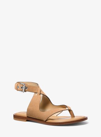 Michael Kors Irene Suede Wrap Sandal
