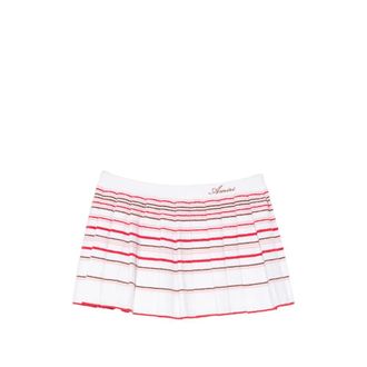 Amiri Short Skirts, female, White, Size: XS Awbmsk1035 770 Skirt