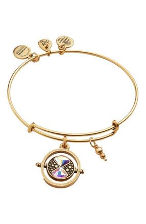 Alex and Ani Harry Potter(TM) Time Turner Spinner Charm Bangle Bracelet in Gold at Nordstrom