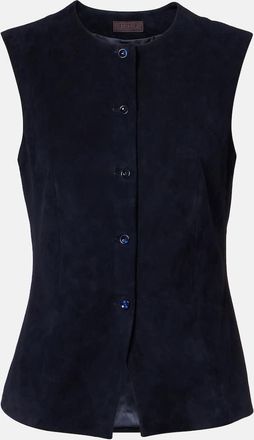 Stouls Gilet Casino in suede