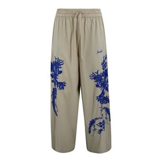 P.A.R.O.S.H. Wide Trousers, female, Beige, Size: XS Wide Trousers