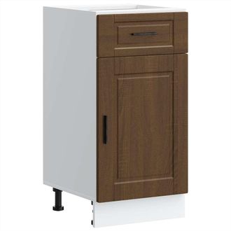 vidaXL Base Da Cucina Porto Rovere Marrone In Legno Multistrato Vidaxl