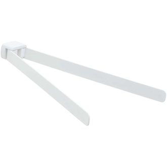 Gedy Sapho Gedy Pirenei - Toallero Giratorio Doble, Longitud 36 Cm, Blanco Mate Pi2302