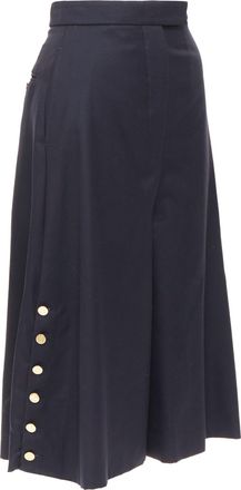 Thom Browne wool side button sailor culottes shorts