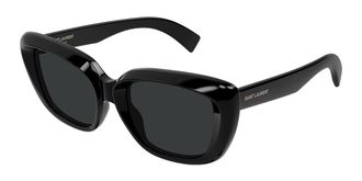 Saint Laurent SL 857 001 Womens Sunglasses Black Size 53