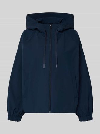 Max Mara Relaxed Fit Regenjacke mit Baumwoll-Anteil Modell ROMANA in Marine, Gr&ouml;&szlig;e XXL